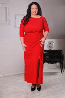 Платье 043202 ЛаТэ (Красный)