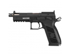 Страйкбольный пистолет (KJW) P-09 CO2 TBC (Optics Ready) Black